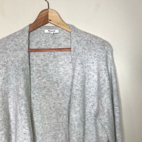 Madewell Sz S Grey Merino Wool Cardigan Sweater - Picture 1 of 6